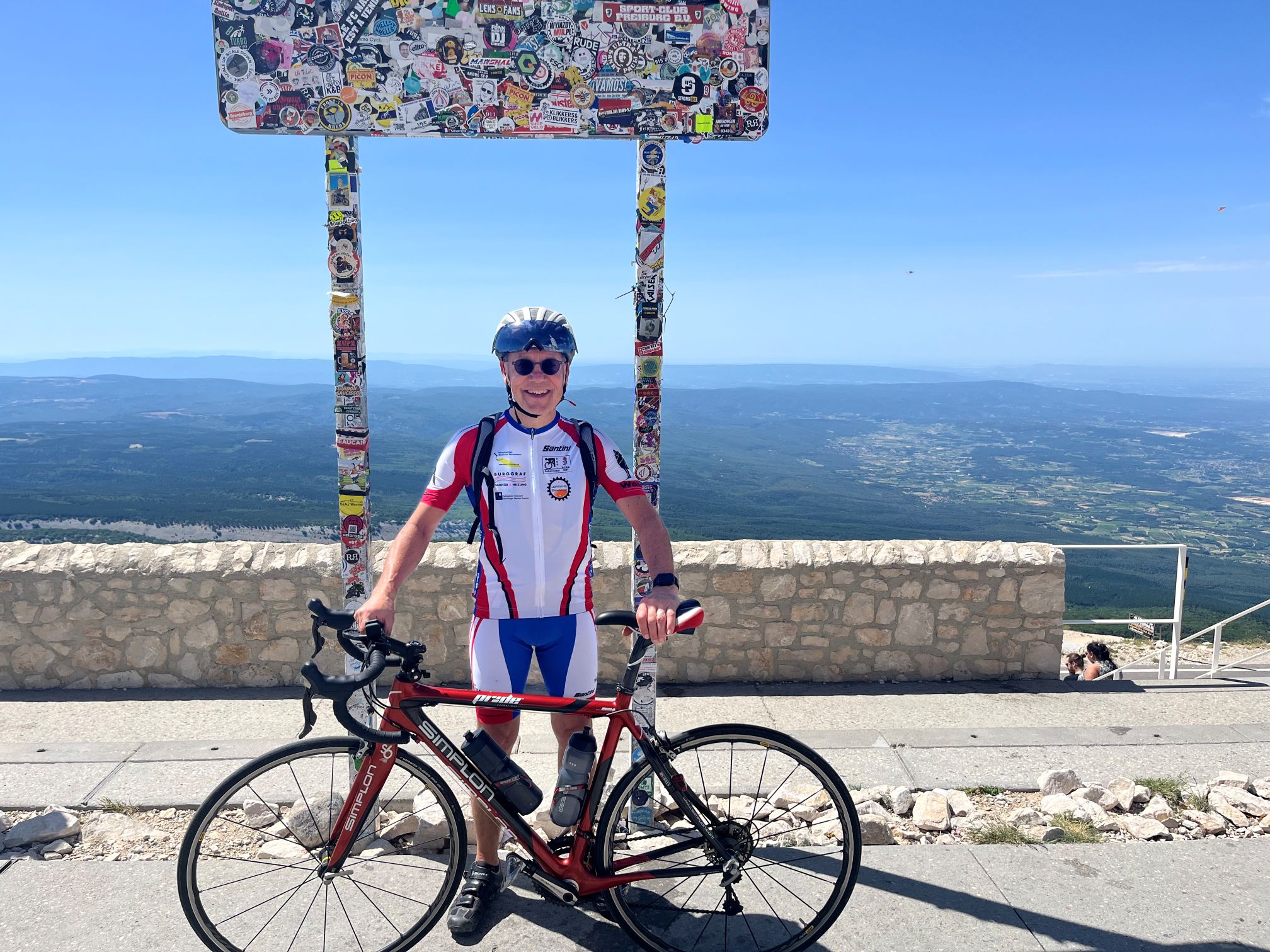 Mit dem Rennrad von Schallstadt auf den Mont Ventoux